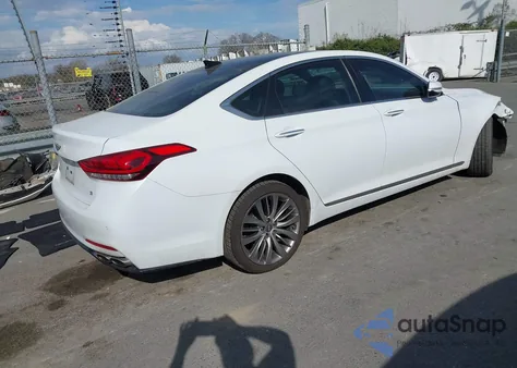 2015 Hyundai Genesis 5.0 from USA, damaged, VIN KMHGN4JF2FU052480